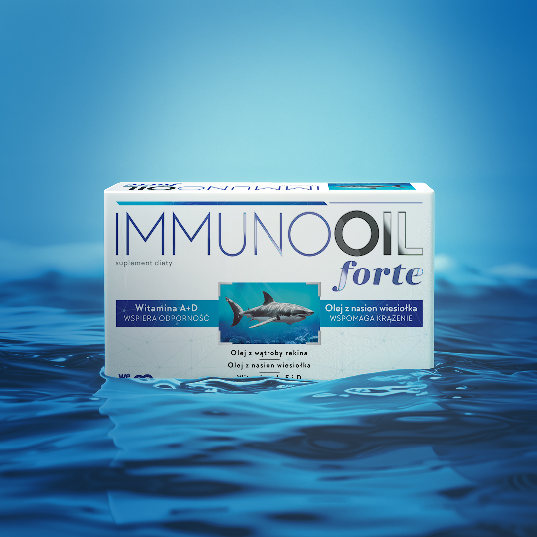 Immuno Oil projekt opakowania suplementu diety