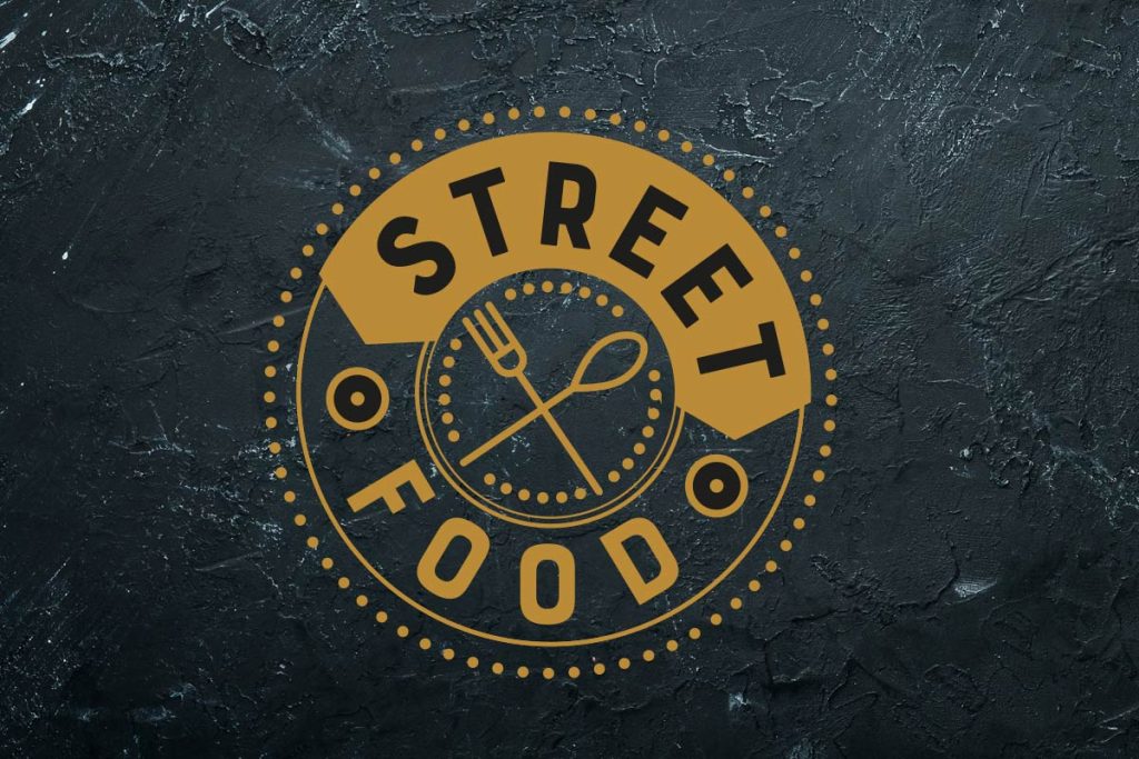 projekt logo produktu street food