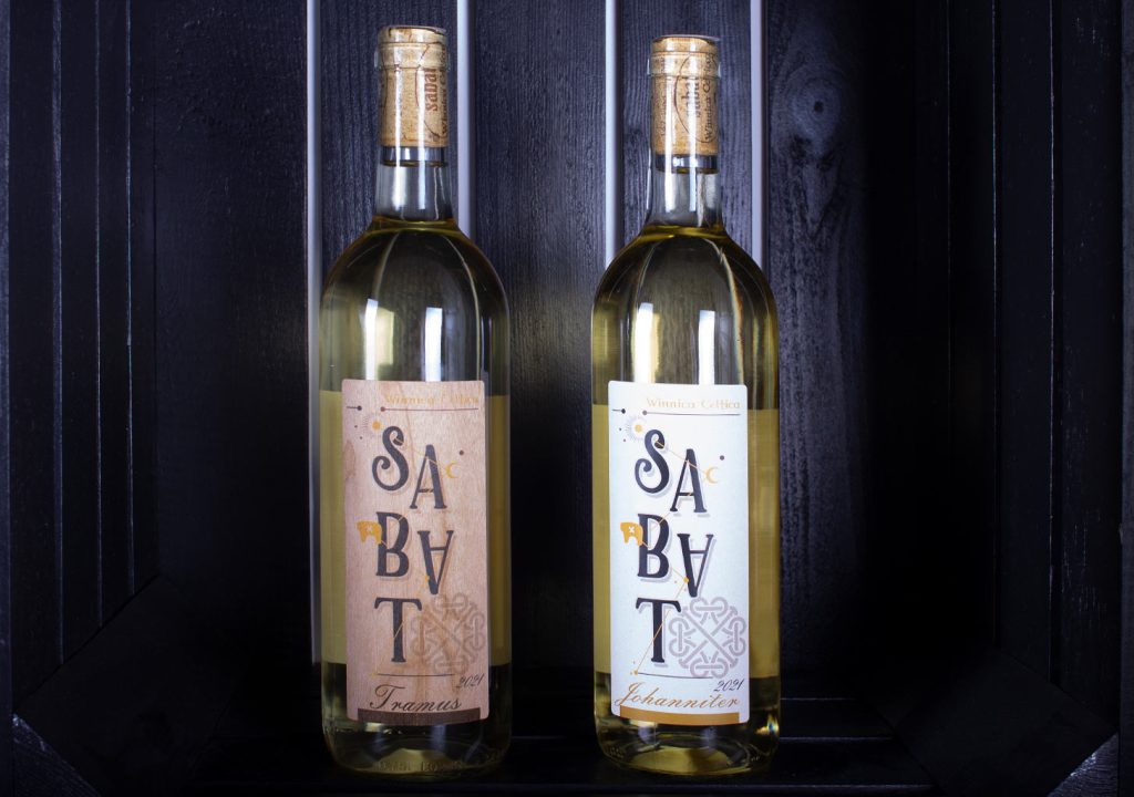 projektowanie etykiet wina winnica celtica