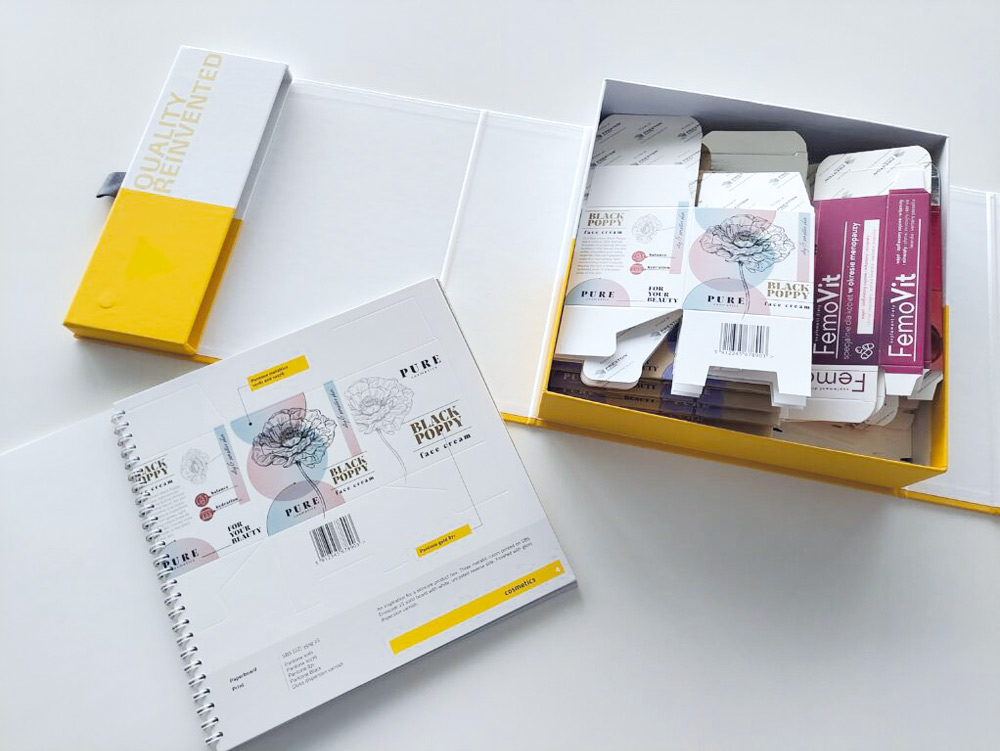 sample book preston packaging i kolko i krzyzyk